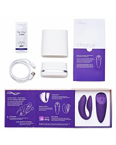 We vibe chorus vibrador parejas con control squeeze lila