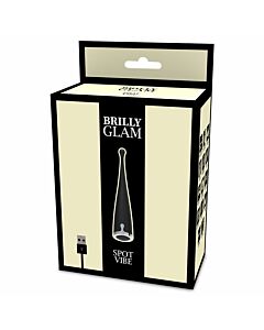 Vibrador Clitorial Brillo Negro