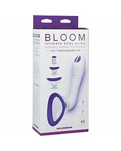 Bloom -ventosa de clitoris y pezones / morado, blanco