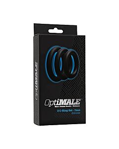 Kit Triple Anillo Negro