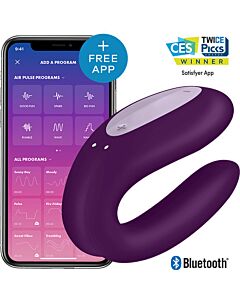 Satisfyer double joy con app morado