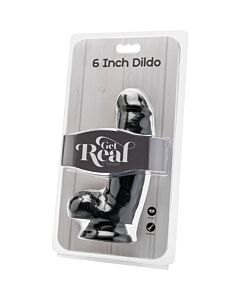 Pene Negro Realista 15cm