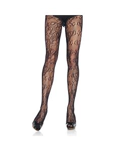 Leg avenue panties de encaje de filigrana negro