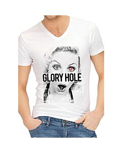 Camiseta divertida glory hole