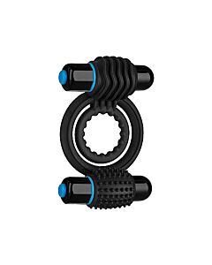 Optimale anillo doble para el pene negro