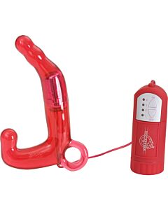 Men pleasure wand - vibrador masculino rojo