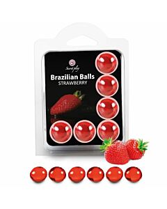 Bolas Brazilian Fresa Set