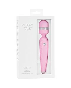 Cheeky wand masajeador con cristal - rosa