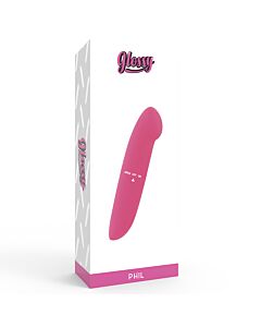 Vibrador Rosa Brillante
