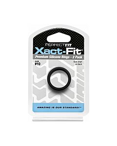 Pack Xact-fit: Anillos Silicona Negra