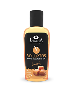 Intimateline Luxuria Gel Masaje Comestible Efecto Calor Caramelo 100 ml