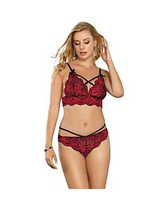 Conjunto Encaje Ardiente