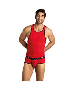 Camiseta Microfibra Roja "Seducción Masculina