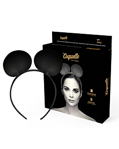 Diadema Mouse Ears Vegan-Leather - Coquette Chic