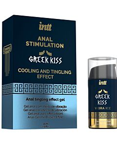 Intt Greek Kiss Anal Stimulation Gel 15ml - Estimulante Anal con Aroma a Menta