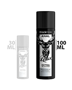 Black Hole Anal Relax - Lubricante Silicona Dilatación Anal 100 ml
