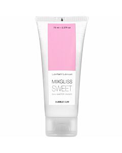 Mixgliss lubricante base agua sabor a chicle 70ml