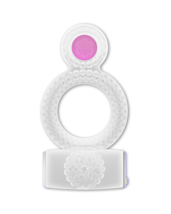 Anillo Doble Placer Transparente