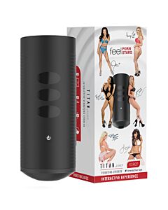 Masturbador Titan Vibrante interactivo