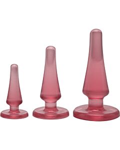 Set Anal Crystal Jellies - Rosa