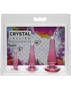 Set Anal Crystal Jellies - Rosa