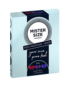 Pack Sensación Pura - Condones Mister Size