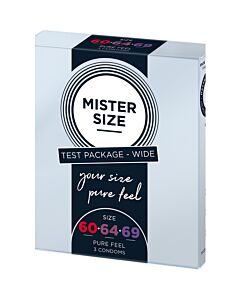 Pack Sensación Pura - Condones Mister Size