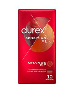 Preservativos Durex XL Sensitivo 10uds