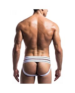 Fetiche clásico jockstrap ancho blanco