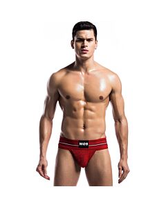 Fetiche clásico jockstrap ancho - rojo