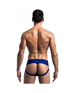 Fetiche clásico jockstrap ancho - azul - SexShopSEO