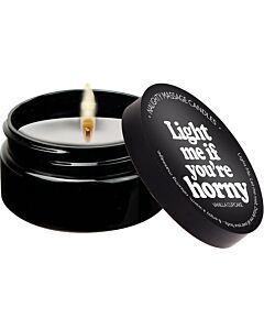 Vela de masaje mini Kama Sutra 56gr - Light Me If You Are Horny