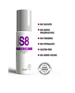 S8 Hybrid Cum Glide 50ml - Lubricante híbrido diseñado para imitar el semen