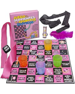 Juego de la Serpiente con Chupitos Eróticos - Diversión y Provocación en Pareja o con Amigos