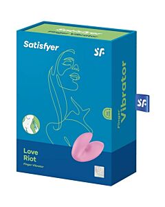 Satisfyer Love Riot Vibrador Dedal Rosa - Potente y Versátil