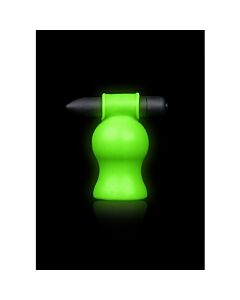 Ouch! Masturbador con Vibración Fluorescente - Glow in the Dark