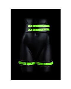 Ouch! Correas Muslos + Cinturón Glow in the Dark - Comprar Online