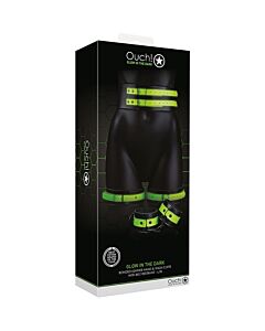 Ouch! Correas Muslos + Cinturón Glow in the Dark - Comprar Online