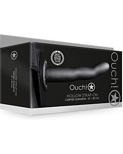 Ouch-correa hueca curvada metalizada - 8'' / 20 cm