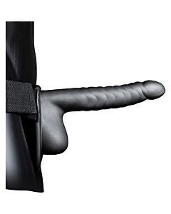 Ouch-Correa Hueca con Testículos Metalizado 8'' - ¡Nuevo diseño!