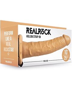Realrock Arnés Hueco sin Testículos - 10"/24,5 cm