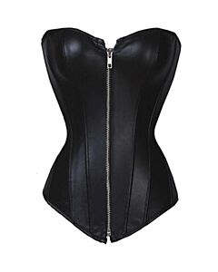 Corset Fortunated Negro - Corset Negro de PVC de Alta Calidad