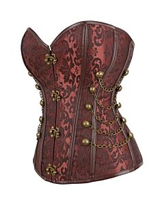 Corset Faiza Brown - Plus Size