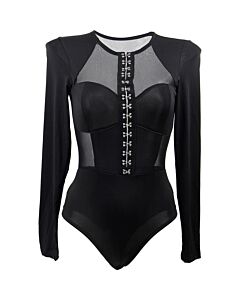 Body Mesh 3XL - Seducción Negra