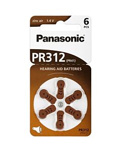 Pack Energía Vital PR312 - 6 Pilas Panasonic