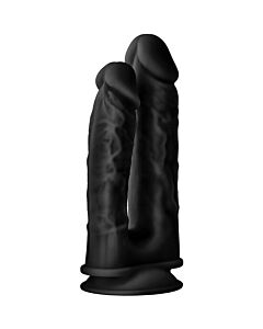 Dildo Doble RealFeel - Negro