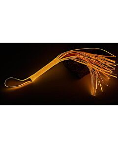 Radiant Látigo Brillante Naranja - Flogger Glow in The Dark