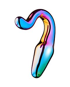 Tapón Anal Cola de Vidrio Brillante 10,5 cm