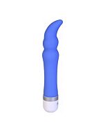 Vibrador de silicona fleur de lis silky g azul