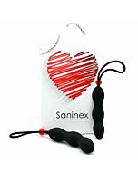 SANINEX CLIMAX PLUG ANAL CON ANILLO PENE NEGRO
